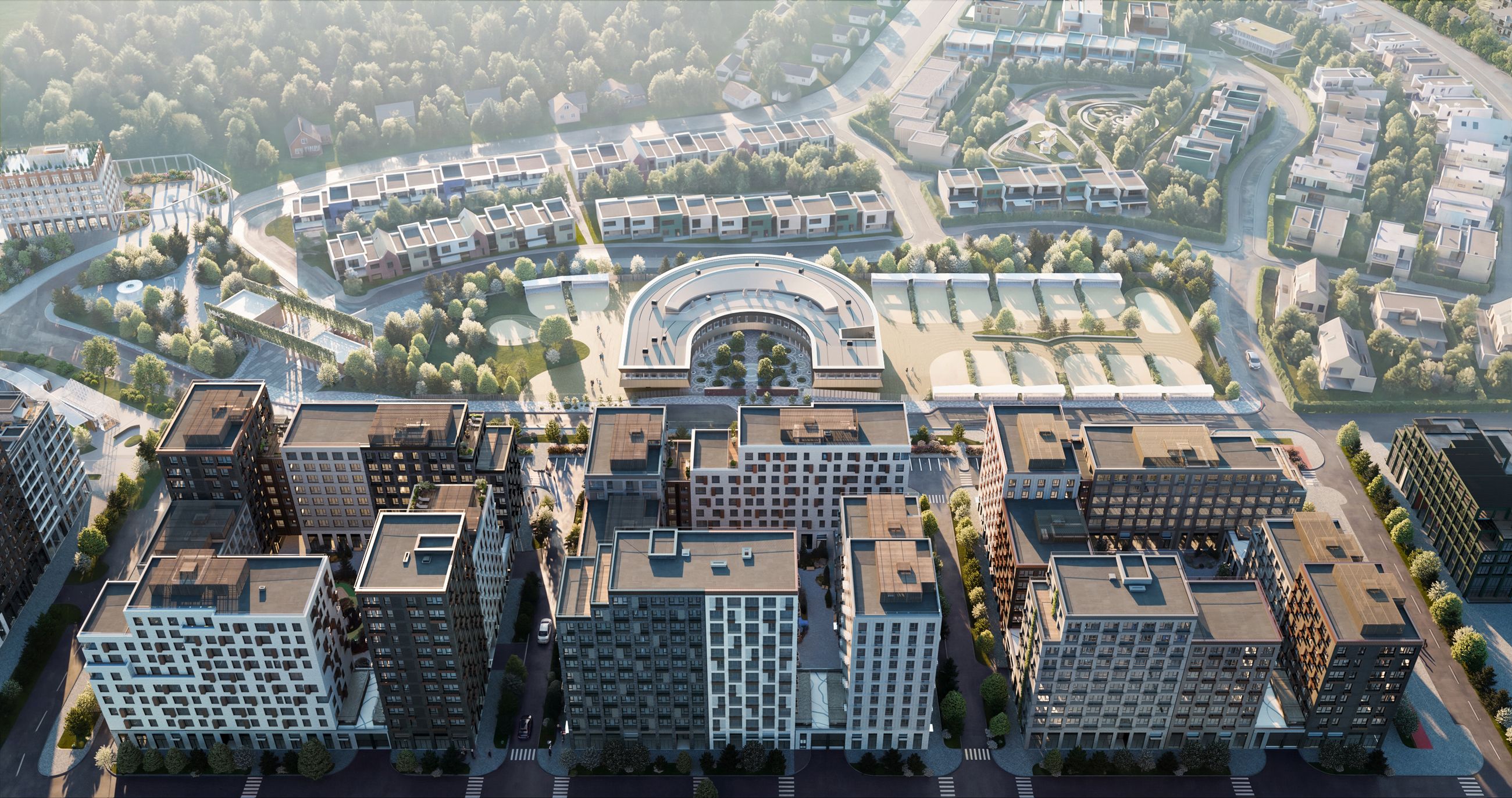 Многоквартирные дома "Урал", "Карелия", "Алтай"